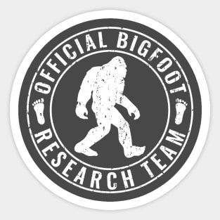 Bigfoot Research Team! Sticker